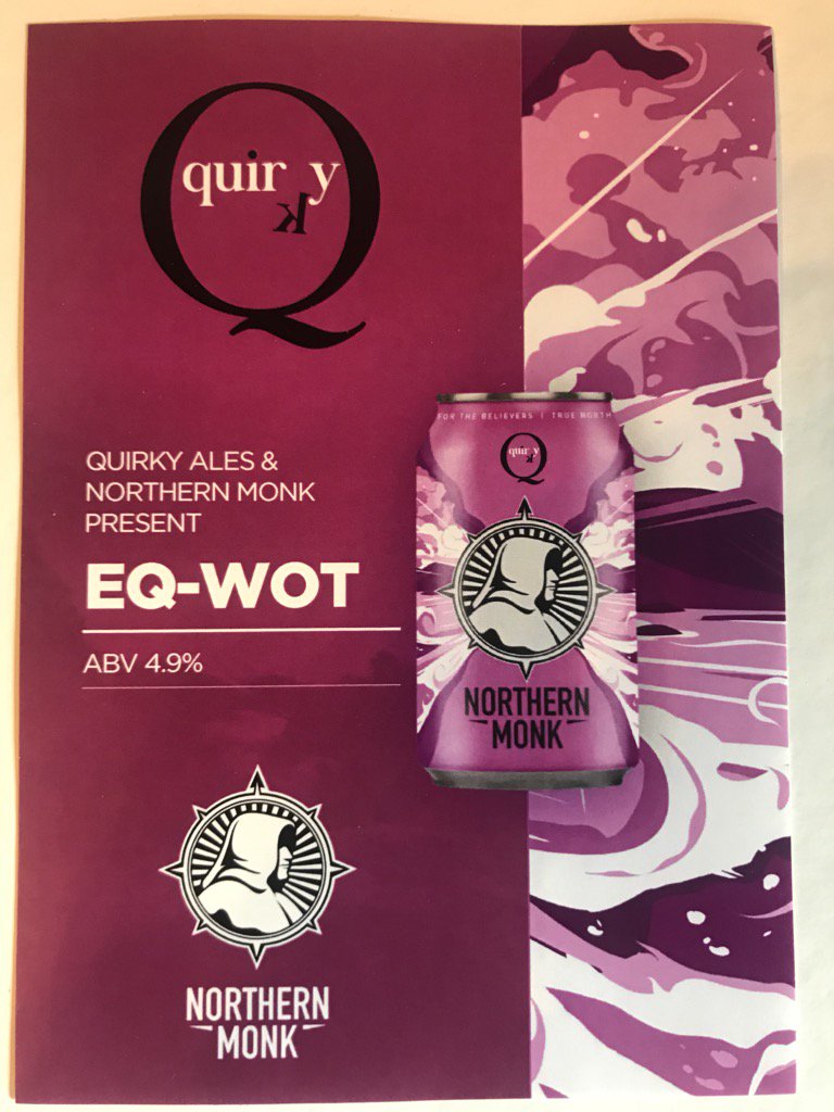 We are loving the pump clip for our colab with @NMBCo. Available only at <a href="/LeedsBeerFest/">Leeds Beer Festival</a> this weekend.