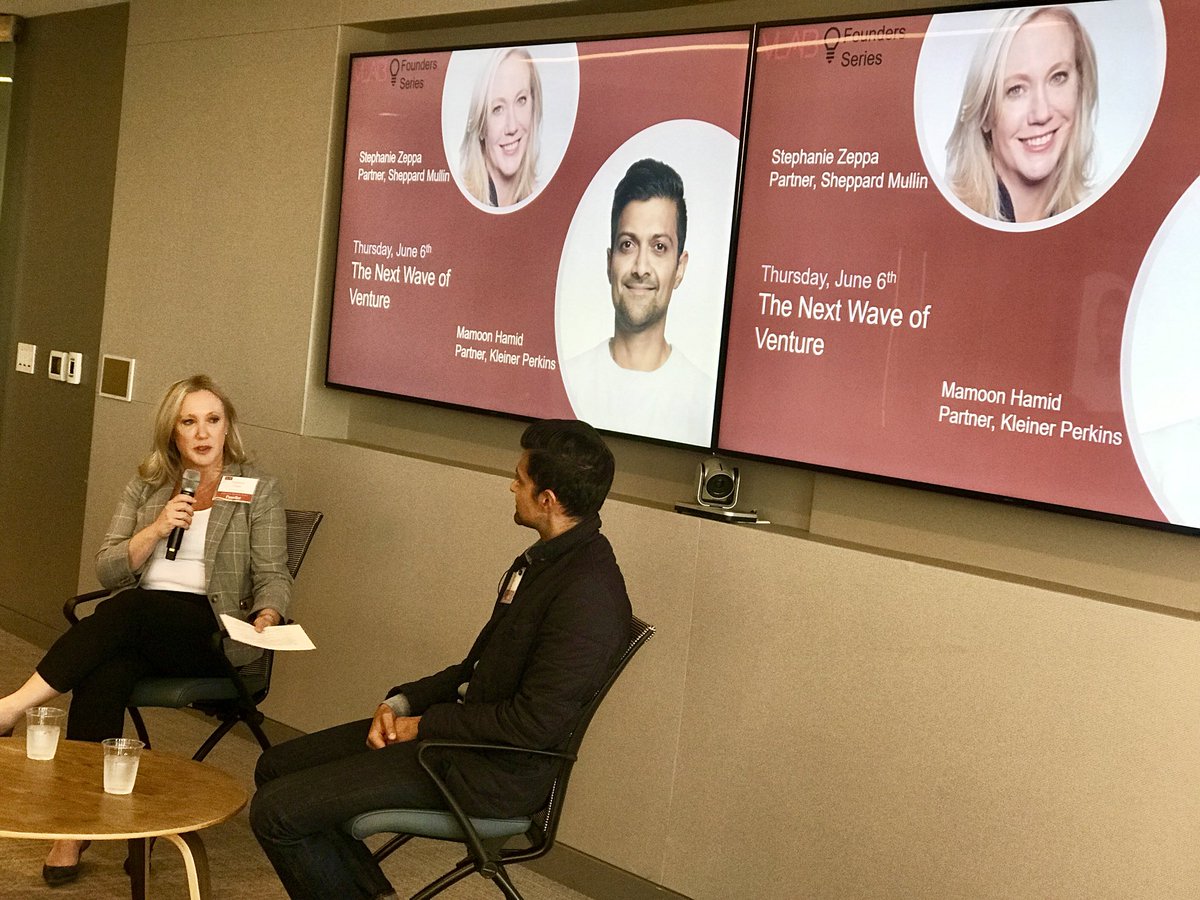 Amazing night supporting Silicon Valley and international founders and CEOs solving the pressing problems of the world. Thanks <a href="/mamoonha/">Mamoon Hamid</a> &amp; <a href="/zeppatweet/">stephanie zeppa</a> for your great time on fireside chat and mentoring the founders!! <a href="/VLAB/">VLAB</a>