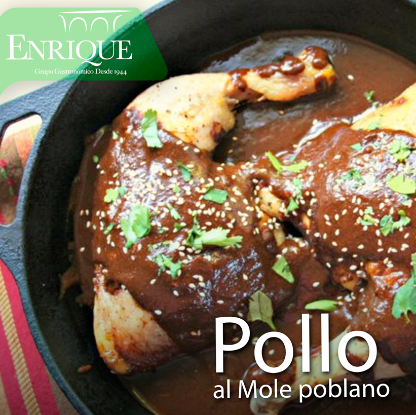 restenrique's tweet photo. Como nuestro Pollo al Mole poblano no hay dos. Tradición y exquisitez en un mismo lugar, ¡reserva ahora! Te queremos consentir. https://t.co/V9Wrjpl7DI