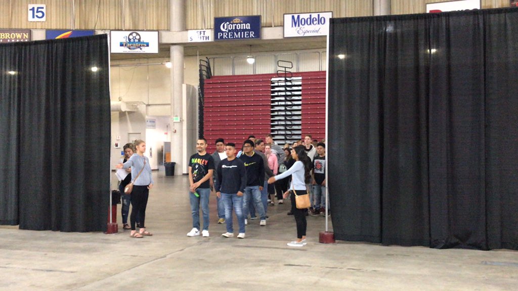 Grad Practice East Valley High. #yakima #letsgo #goreddevils