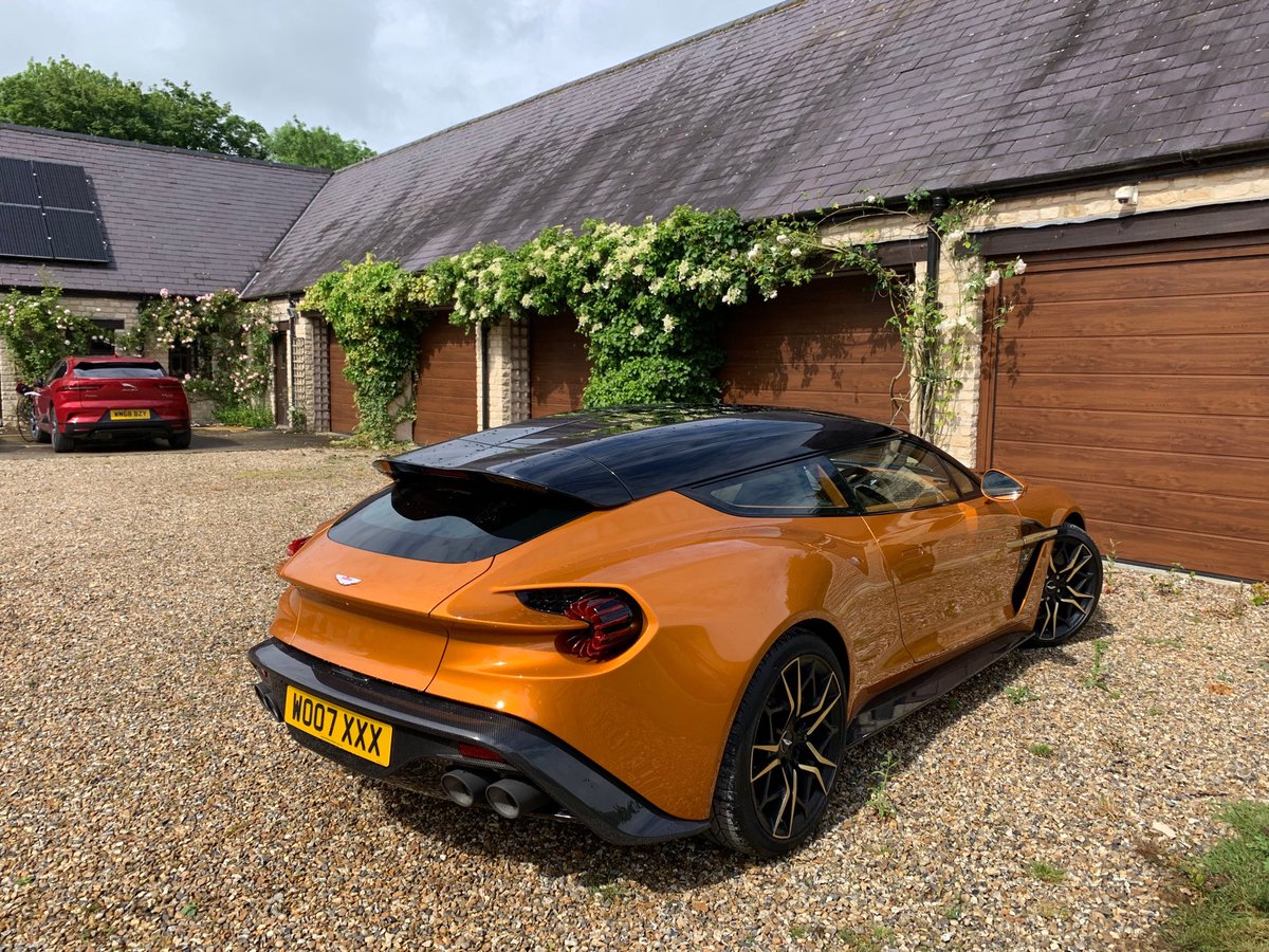 DrDavidSero's tweet photo. My ⁦@astonmartin⁩ #Zagato fully protective wrapped and ready for its trip to the Nurburgring 24 hour race in two weeks. https://t.co/dsn0j4ijFG