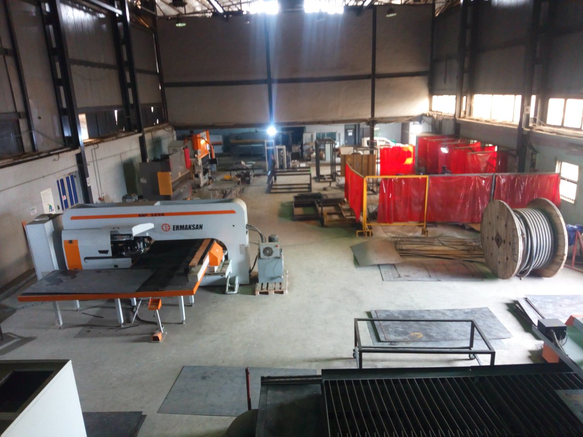 Benikoind's tweet photo. Beniko Industries Limited sheet metal fabrication workshop Lagos, Nigeria.#electricalenclosures #cabletrays #cableladders #controlpanels #warehouserack #generatorcanopies #powdercoating #batteryracks https://t.co/Hk4NKzaLex