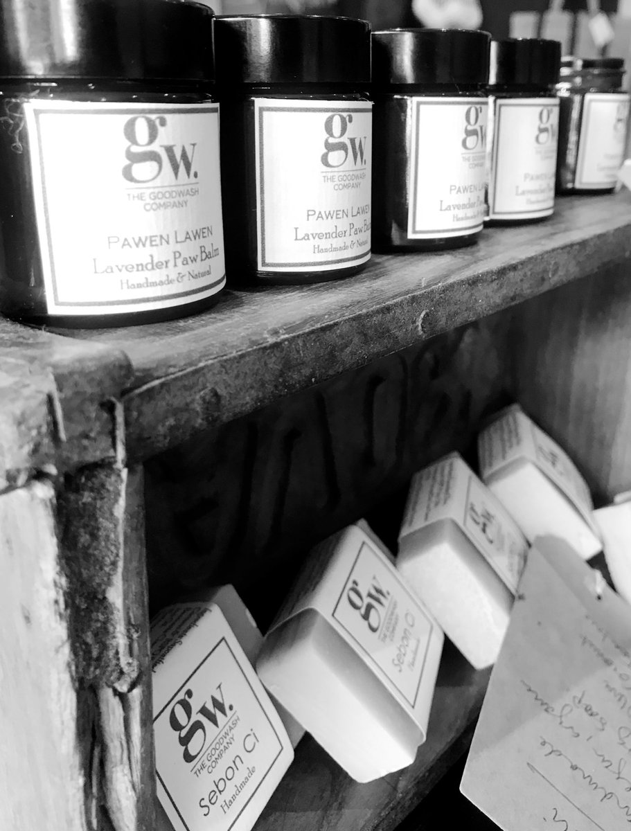 TheGoodwashCo's tweet photo. We love our four legged friends at #GoodwashHQ and just launched our #sebonci soap bar and paw balm #fordogsthatliketowalk 🐾 available exclusively @TheWorkShop5b #dinaspowys open today until 6pm and Saturdays #loveyourdog #Goodwashco https://t.co/J8Niwh1Azn