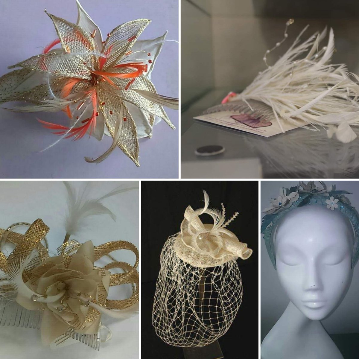 pbws1's tweet photo. Check out a small selection of the handcrafted talents of our latest #pbclientfeature @AudreyMilliner 

Find out more @ https://t.co/ZMNh3o3mKf
Kindly sponsored by The Belfray Country Inn.. 
#localtalent #handmade #nimilliner #derrylondonderrymillinery #niheadwear #hatsahead https://t.co/HPMRMdJzNE