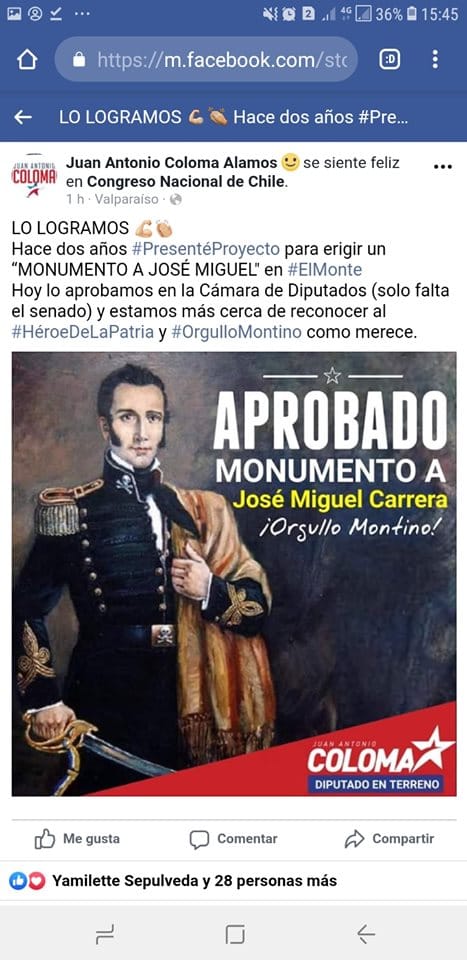 simonaxm's tweet photo. #LaHistoriaImporta
Quien no sabe que el distintivo de Manuel Rodríguez es esa calavera pirata en el cuello del traje?
@Tono_Coloma
La Udi y sus bases #patipeladas necesitan aprender Historia y conocer el rigor.
Se llama cultura general. https://t.co/f5ej3aiPAc