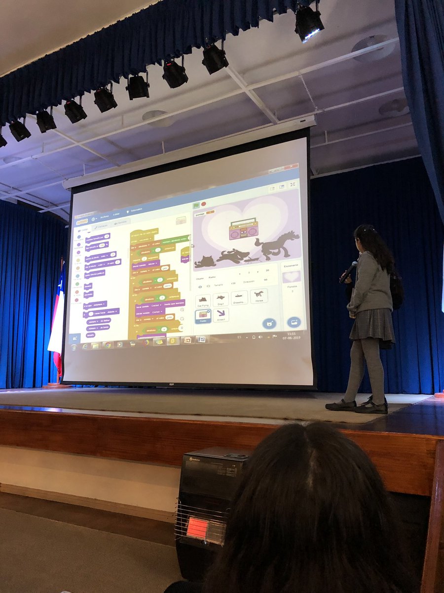 patomontedura's tweet image. Son secas estas niñas con su desarrollo basado en el #pensamientocomputacional #codeñuble 👏👏👏