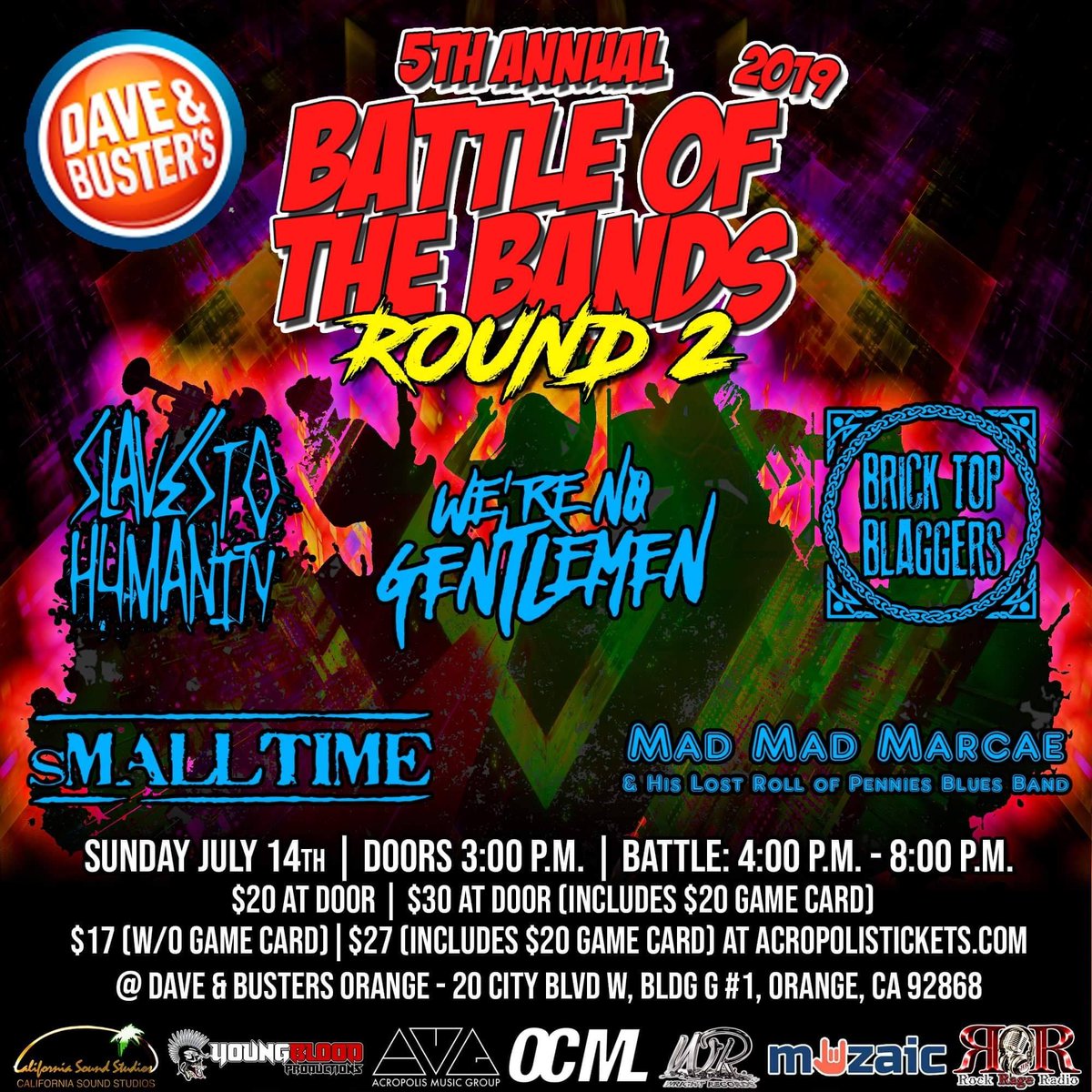 blagthis's tweet photo. Alright Blaggers we've got round 2 coming up and we need your help to win this thing! Hit us up for discounted tickets. #bricktopblaggers #irishpunk #orangecounty #livemusic #battleofthebands #wrightrecords https://t.co/iEGME6X7Jy
