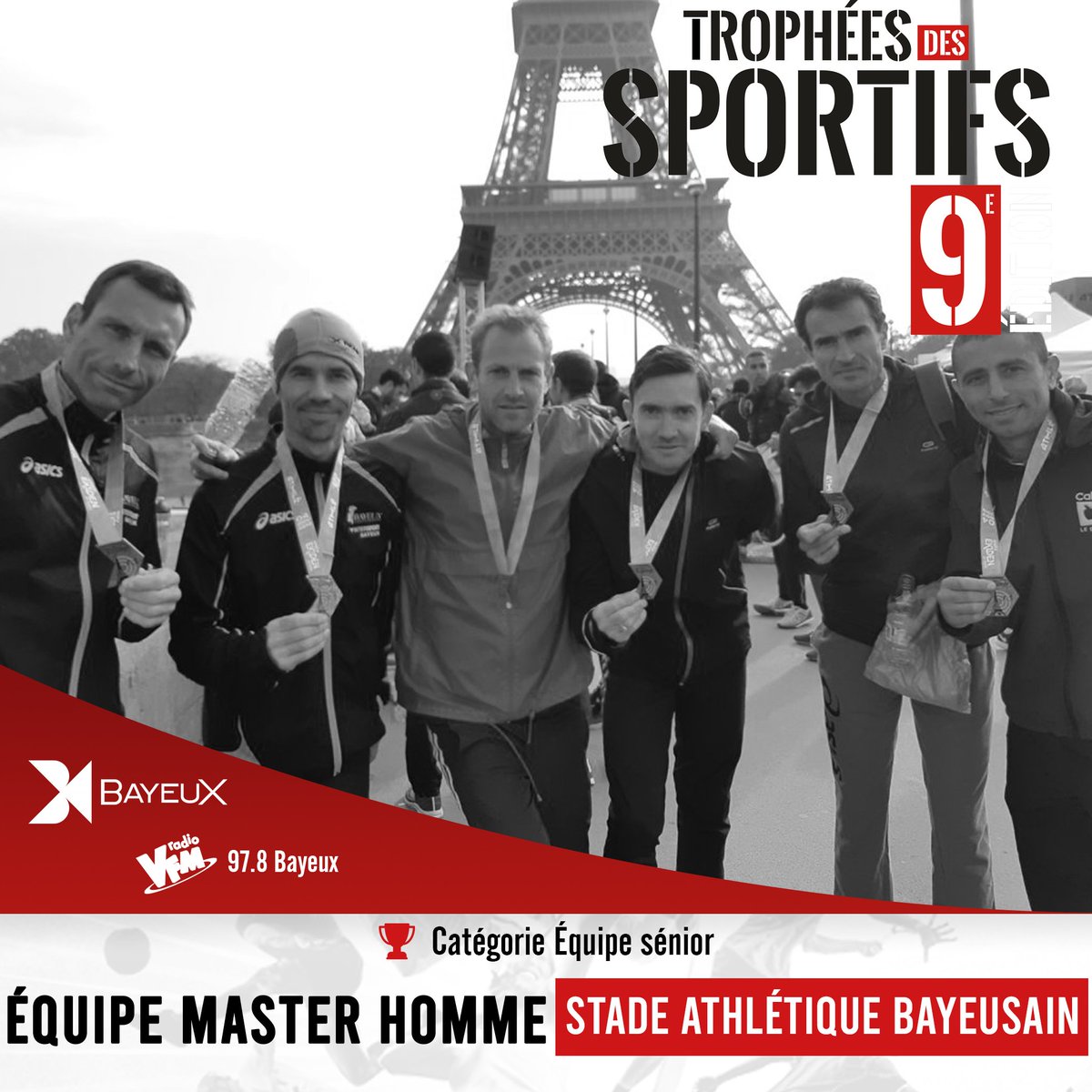 BayeuxOfficiel's tweet photo. 🏆 J-4 avant la soirée des #TrophéesDesSportifs à #Bayeux ! Dans la catégorie Meilleure équipe sénior, les équipes nommées sont...

👉 Équipe Masculine - @CSBayeuxBasket
👉 Équipe 1e - @EPBB2010
👉 Équipe Master homme - Stade Athlétique Bayeusain

#sport @laradiodupays https://t.co/86g59qXPwn