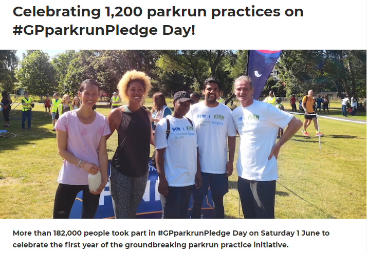 NHSNorthCumbria's tweet photo. #parkrun day!

Last weekend we promoted the #gpparkrunpledge
here in North Cumbria but look at how well it did across the country with 1,200 @parkrunUK practices on the day - Wow! 🏃‍♀️🏃‍♂️👍⭐️
Well done to all involved. Read the blog here: https://t.co/UW8unUMrOQ #parkrun https://t.co/yPBfLTZTJm