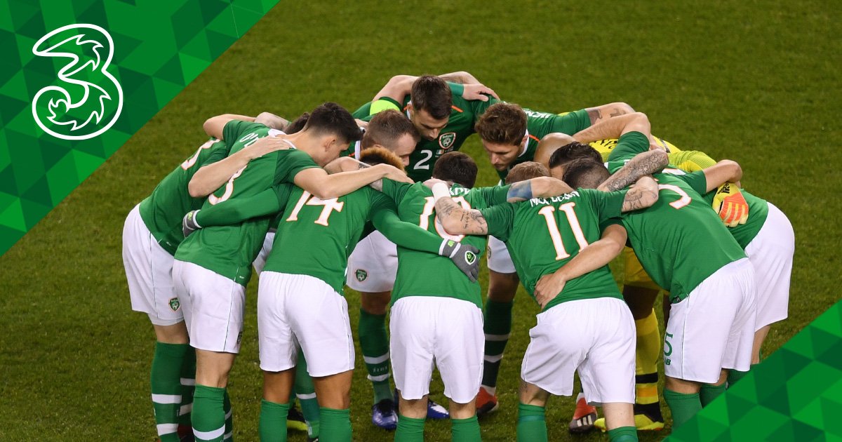 ThreeIreland's tweet photo. Best of luck to Mick and the team in their #Euro2020 qualifier against Denmark tonight 🇮🇪

Come On You Boys In Green! 💪#DENIRL https://t.co/xs3fwVcVsO