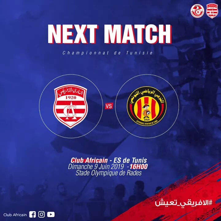 Dima Forza #BiancoRosso ✊⚪️🔴
#ClubAfricain #CAest