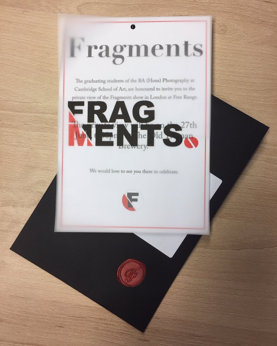 DrApurbaKundu's tweet photo. Just received a good-looking invite to the @FExhibtion of @ARUCreative #photography students at The Old Truman Brewery, #London, on 27 June 2019. Thanks!

PS: Their work is currently on show at the Cambridge School of Art degree show @AngliaRuskin. https://t.co/FC129HIZUj
