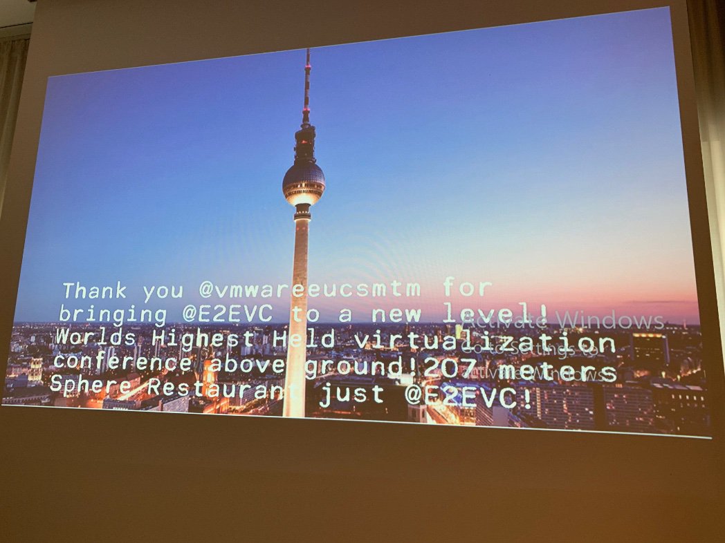 PLS RT: THANK YOU <a href="/vmwareeucsmtm/">VMware EUC Solutions</a>, our Diamond Sponsor, for bringing <a href="/E2EVC/">E2EMVC EUC Ai Virtualization Cloud Conference</a> LEGEND to new heights in community networking!