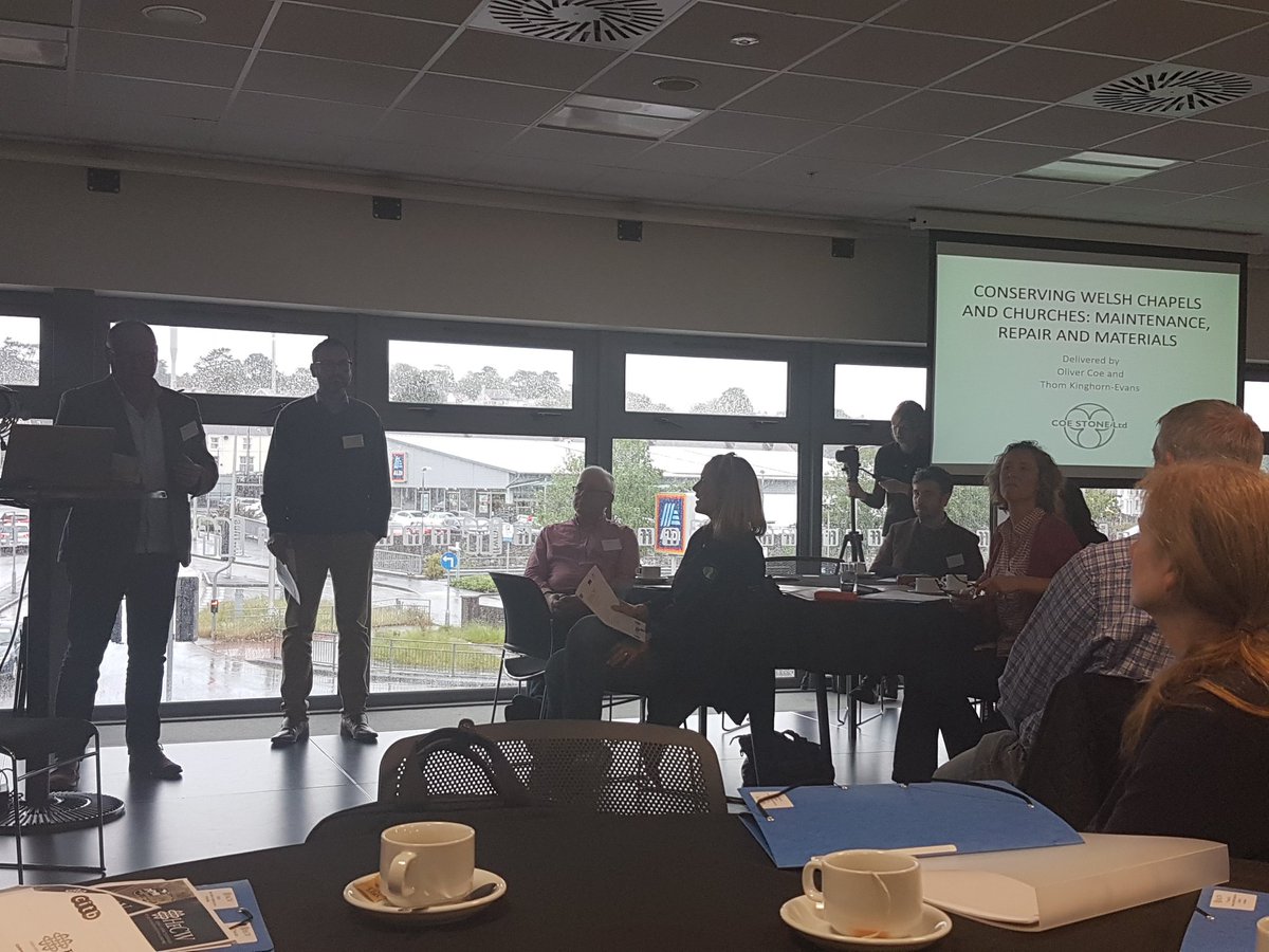 The wonderful <a href="/coestoneltd/">Coe Stone Ltd</a> speaking at Church and chapel conference #restoration #preservation #conservation