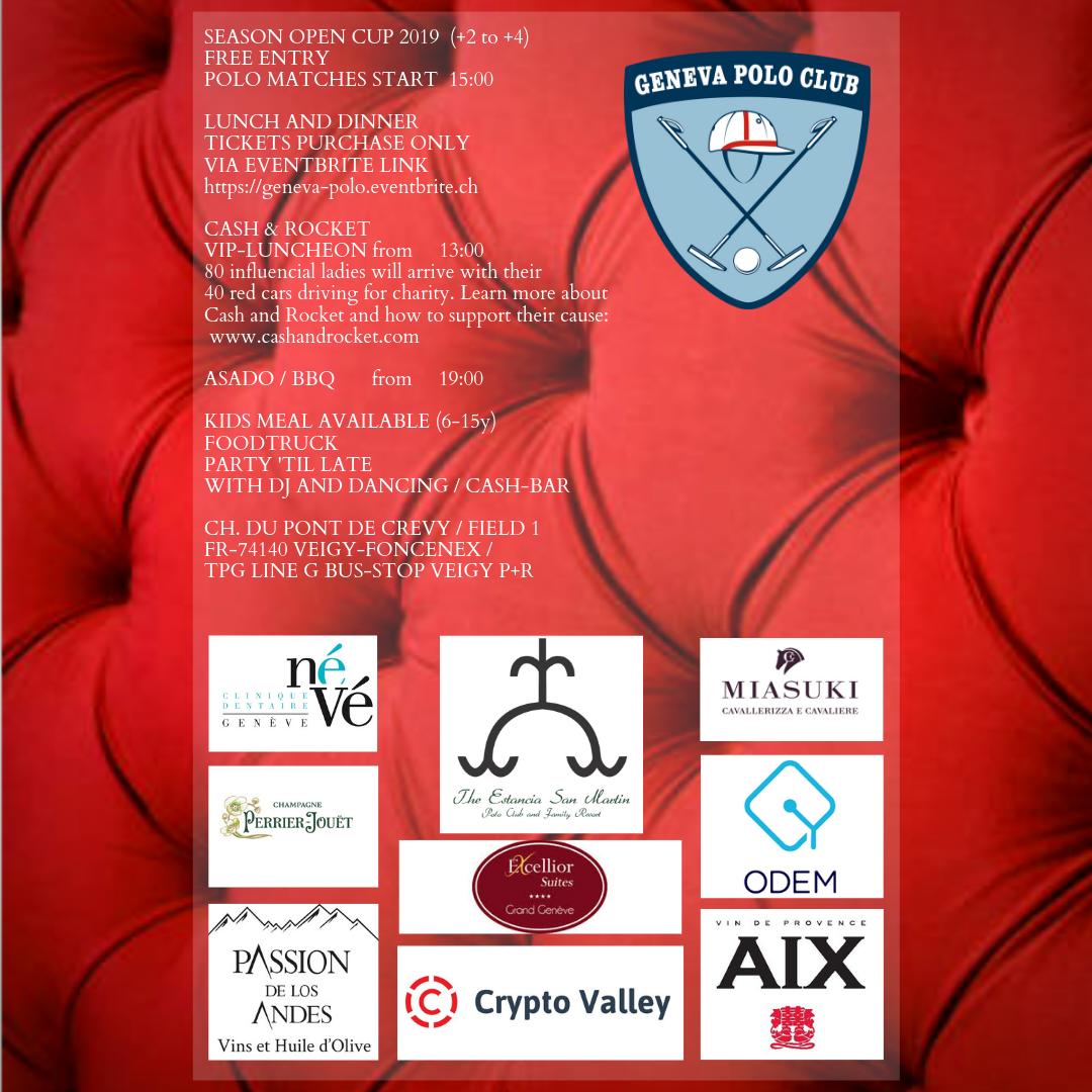 gpcpolo's tweet photo. SEASON OPEN CUP 2019 with special Guest CASH &amp; ROCKET VIP LUNCH - https://t.co/bGSiSnOn29 https://t.co/aWNJClKPO4