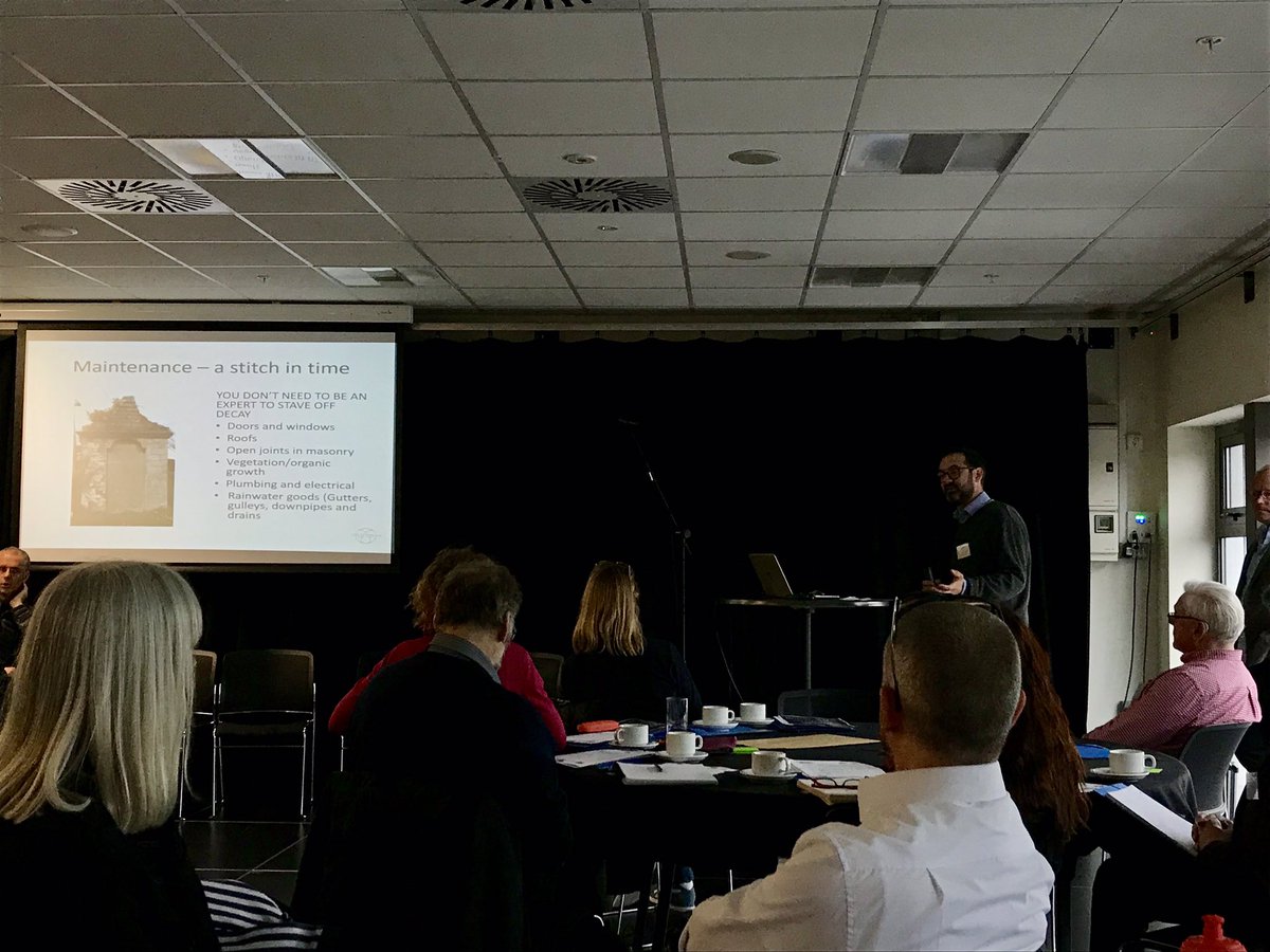 Great to hear @Thomasalunevans and <a href="/coestoneltd/">Coe Stone Ltd</a> talk about repairing church and chapels in Wales <a href="/wtbfcymru/">WTBF</a>