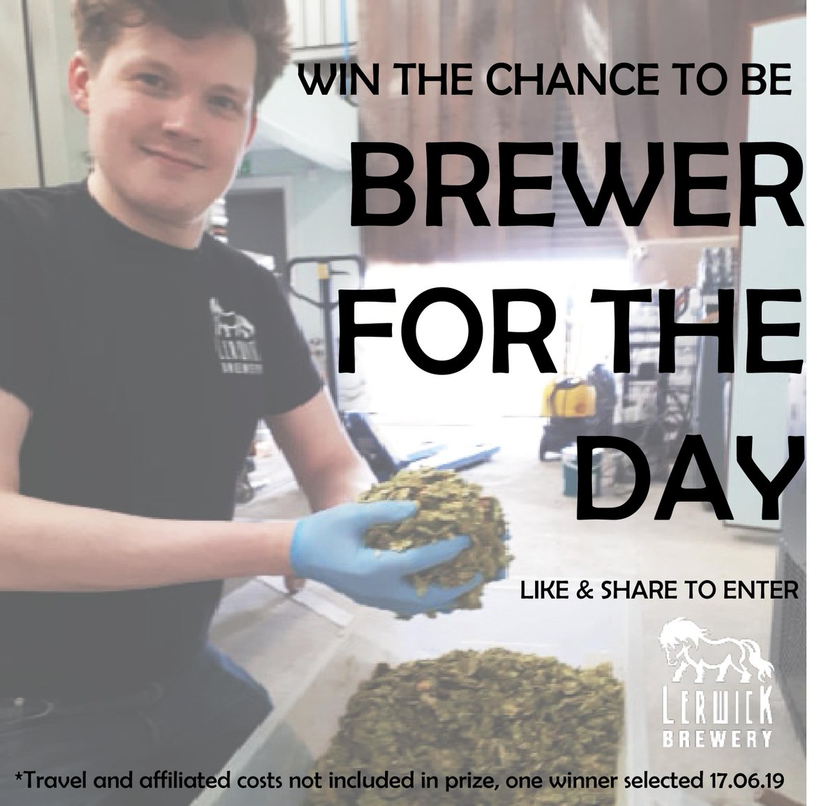 Head over to our Facebook page to be in with the chance of winning our Brewer for the day comp. You'll get to work alongside Jon and Jonny and understand what a day in the life is like behind the scenes.