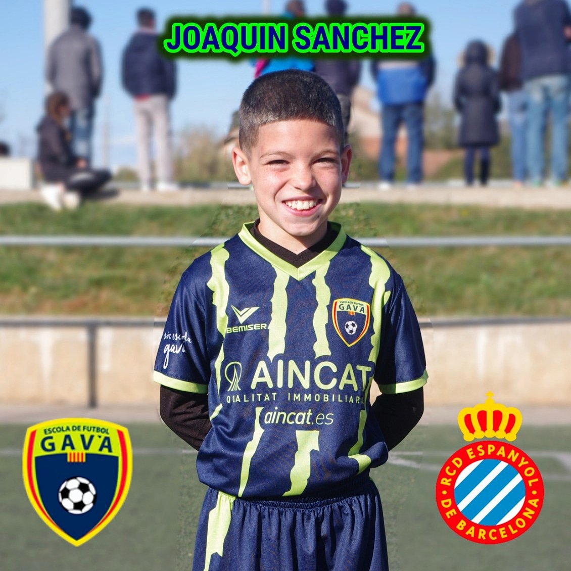 ⭕⭕FUTBOL 7
💚💙JOAQUIN SANCHEZ

Un altre dels nostres que la temporada vinent jugarà a un gran; en aquest cas al Benjamí A del <a href="/RCDEspanyol/">RCD Espanyol de Barcelona</a>.

💥Molta sort petit i gaudeix de l'experiència!!!💥

#EFGavà #SomEFG