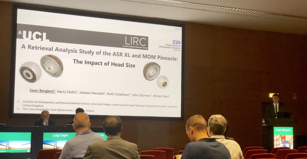 The_LIRC's tweet photo. An excellent series of talks given this morning by Anna, Sean and Lorenzo at @EFORTnet #EFORT2019 @Health_Eng @RNOHRIC @RNOHnhs @UCLEngineering @UCLDivofSurgery https://t.co/w4fieBzm4x