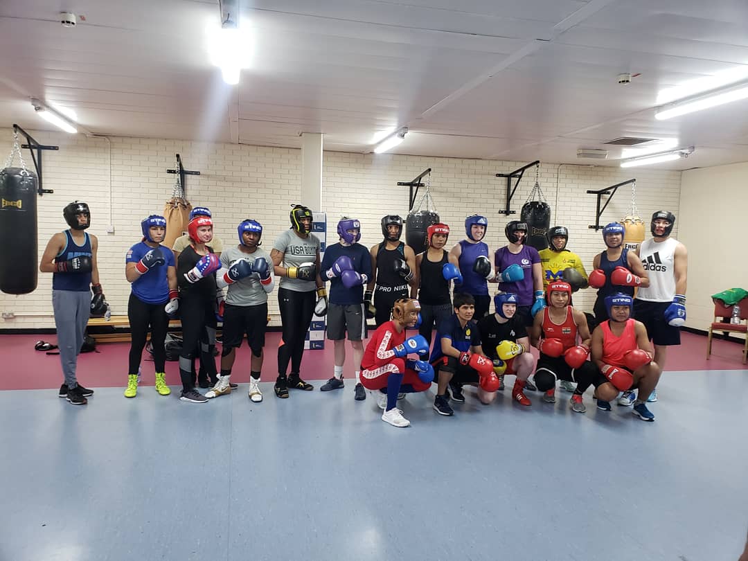 InTheRingWithC1's tweet photo. @usaboxing Elite woman did amazing in tech sparing . Your looking at 2020 Olympic gold medalist in this picture! Love these girls! #elitewomen #tokyo2020 #olympicboxing #belfastireland #multinationcamp #inGodwetrust #Intheringwchristine #jgonzodotcom #mediazilla https://t.co/XjwKOlMaRL