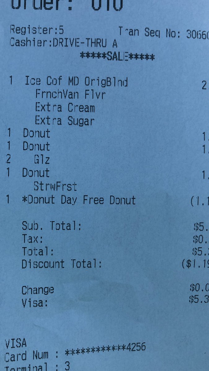 Chvce's tweet photo. @DunkinBoston #FreeDonutDay https://t.co/ZGnA5OgkrR
