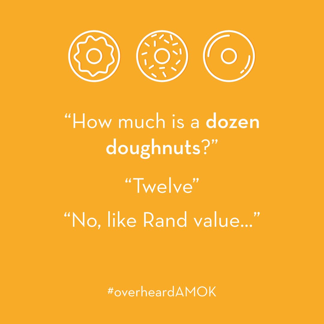 AmokDigital's tweet photo. Technically, this answer wasn’t wrong... Happy Doughnut Day everyone! 🍩 #OverheardAMOK #DoughnutDay https://t.co/10koMZpv41