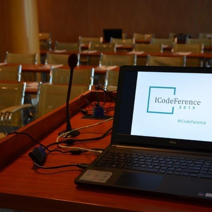 ICodeFactory's tweet photo. #ICodeFerence 2019 has officially started! Did you know that this year the #conference becomes #international? Can’t wait to hear our respectable speakers. Stay tuned! #ImplementYourVision https://t.co/j7trRTBZdT