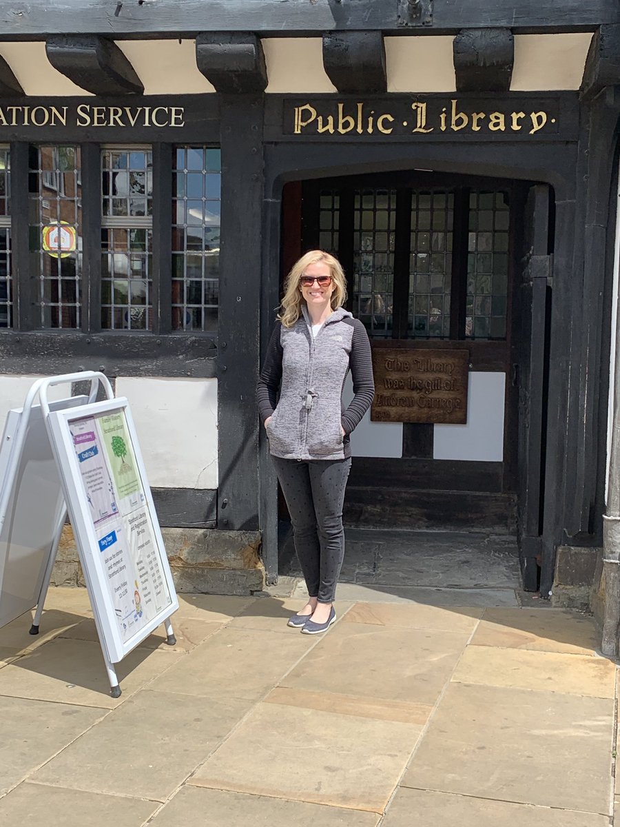 lori__farley's tweet image. I ❤️finding libraries on my adventures! Edinburgh Central Library @edcentrallib, National Library of Scottland @natlibscot, and this cute library in Stratford-upon-Avon where Shakespeare was born! #LibrariesAroundTheWorld