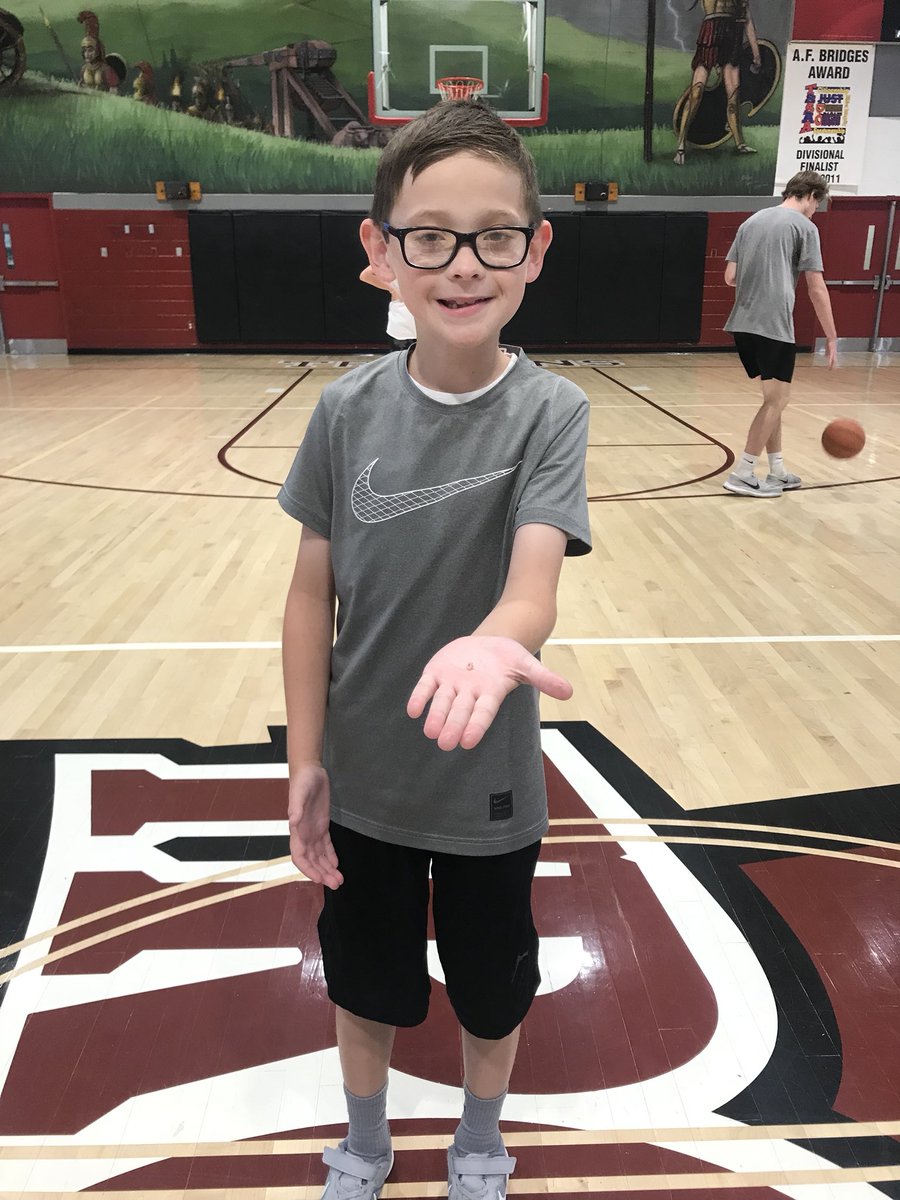 MoWestBball's tweet photo. We had some NBA All-Stars show up at Jersey Day at Camp! Looking forward to finishing the week strong today with Competiton Friday! Our buddy Jackson even lost a tooth! #ToothFairyTime #FutureNBAStars https://t.co/SzCZnia1bt