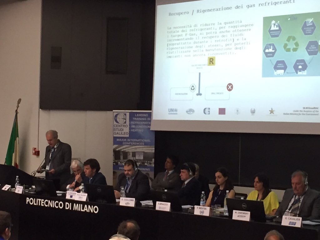 centrogalileo's tweet photo. Today #Rivoira chose the European Conference to announce the join venture with @GruppoSapio Refrigerant Division. Thanks to celebrate it at the networking lunch buffet. #EUconfRAC https://t.co/PJ5VsGXZ2u