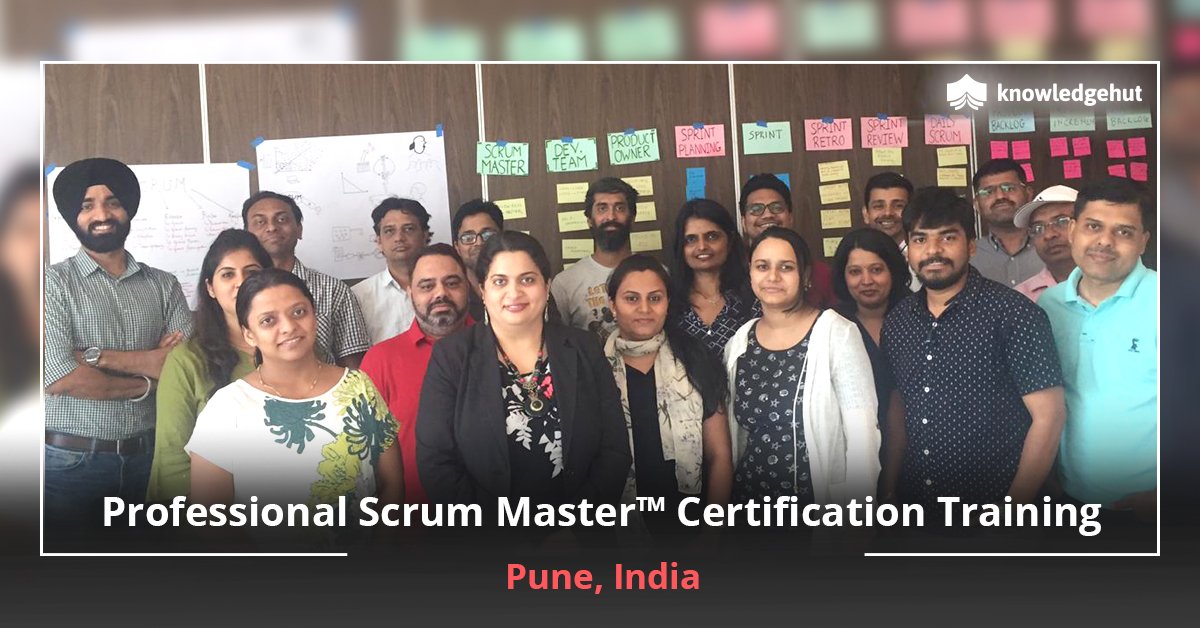 KnowledgeHut's tweet photo. We had a fun class with such talented individuals in our Professional Scrum Master™(PSM) Training in Pune, India.
Trainer: Ms. Simran
Find #knowledgeHut batches near you: https://t.co/6CsN7fhm8x
#PSM #PSMTraining #Scrummaster #Scrum #Agile #Pune #Knowledgehut https://t.co/4iWvwRByDr