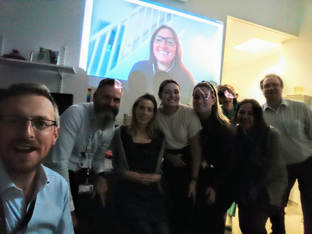 BartsRadiother2's tweet photo. Who is on the planning wall? #CPDFriday Splendid virtual Becky @varianuk on the virtues of the #Acuros algorithm for increased speed & accuracy in #radiotherapy lung planning. #Physicists and #Radiographers learning together @BartsHospital #teambarts@mdstbarts @IPEM_RTSIG https://t.co/HnBk83OCaK