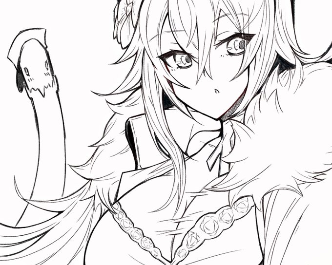 線画にくすべ?
#アズールレーン 