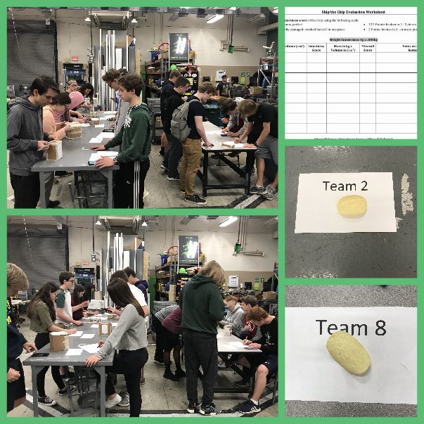 Engineering &amp; Design 2 ⁦<a href="/LkOrionHS/">Lake Orion High School</a>⁩ students packages arrived &amp; data was collected. 🎉Congrats to 2nd Hrs. Nathan H. &amp; Cady S. &amp; 3rd Hrs. Neethan P. &amp; Alex S. 🎉 Their teams had the smallest, lightest &amp; intact chip😀 ⁦<a href="/LakeOrionHS_CTE/">LakeOrion_CTE</a>⁩