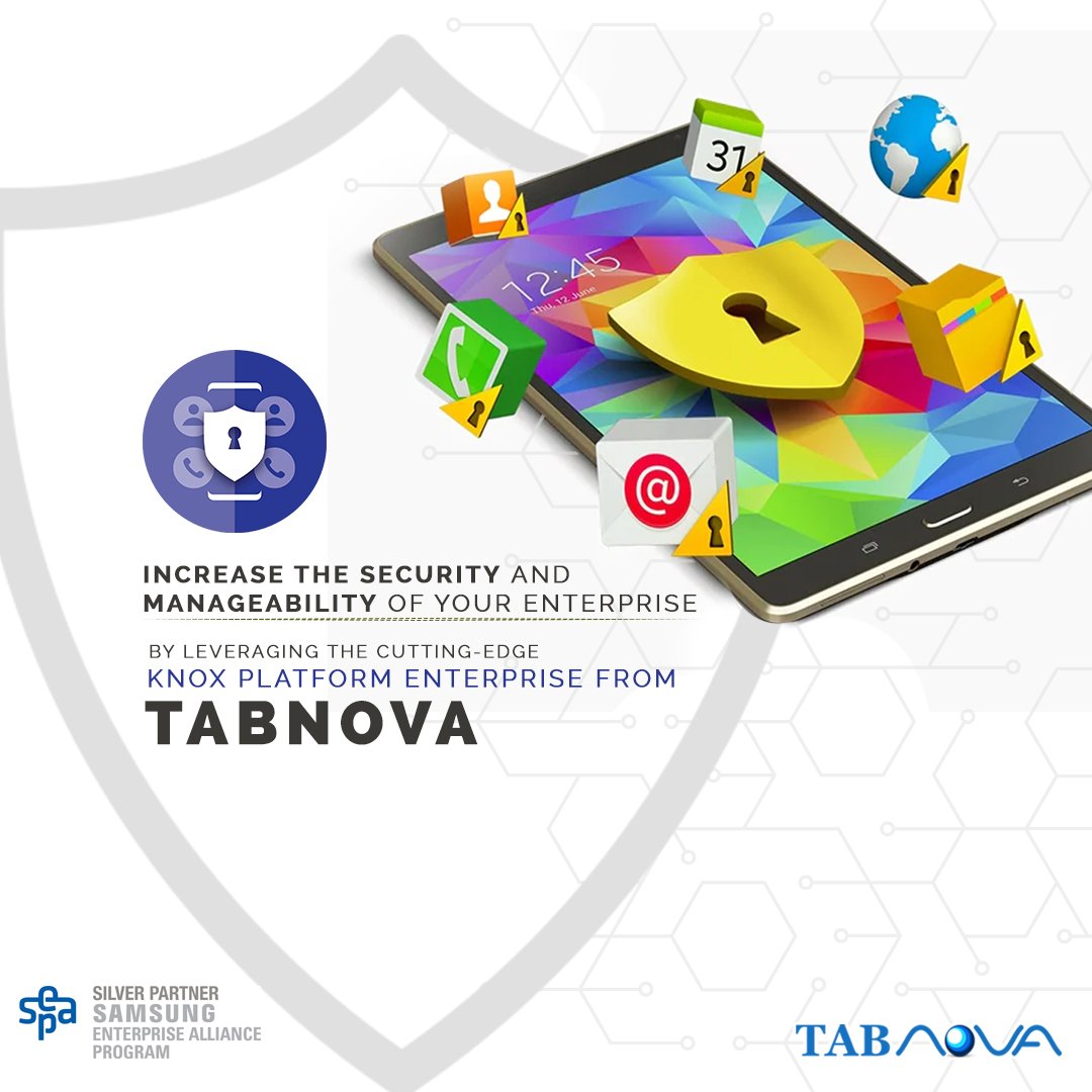 TabnovaLondon's tweet photo. Explore the power of Knox Platform Enterprise from #Tabnova that ensures the complete Security & Management of your enterprise which can be managed via Knox #cloudservices and partner solutions such as #EMM.
Know more: https://t.co/gGaQC5K1lb
#mobility #security #enterprise https://t.co/sx1uJaUMIM