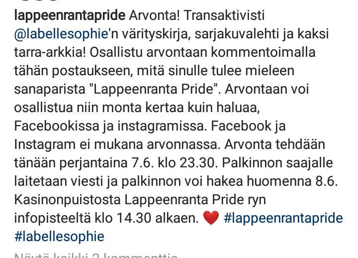 Lappeenrantapr1's tweet photo. Heip! Meillä on huikean transaktivistin ja taiteilijan @AssignedMale värityskirja, tarroja ja sarjakuva arvonnassa instassa ja Facebookissa 😊 #supporttranscommunity Eilen oli puhetta, myö supportataan! https://t.co/CQ5IbabEx1
