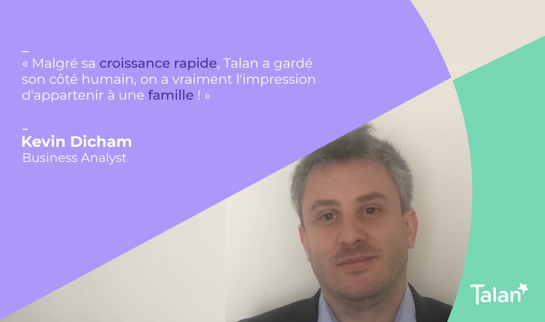 TalanRH's tweet photo. Quel est ton parcours ? Quelles sont tes missions et ton terrain de jeu chez @talan_fr ? Kevin Dicham répond à nos questions ➡️ https://t.co/IAjY8CZ9UF
#TalanInside #BusinessAnalyst #Jobs https://t.co/Y9rfWj7Snj