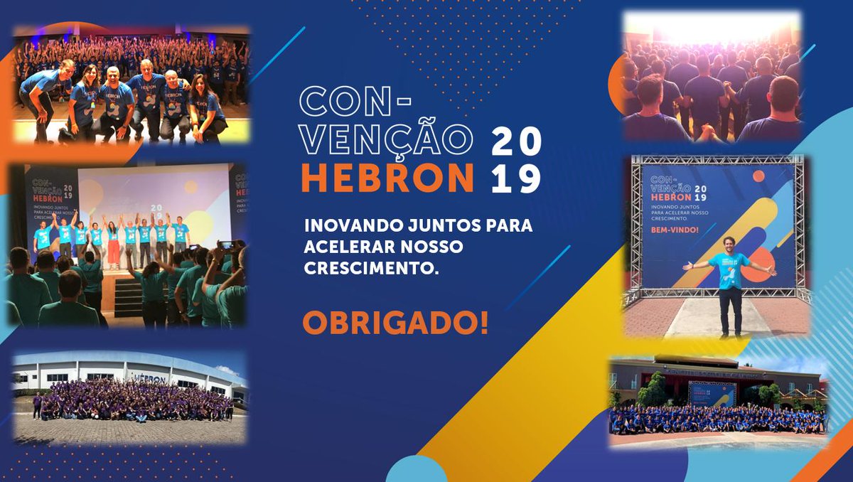 HebronLab's tweet photo. Convenção Hebron 2019: dias de confraternização, muito aprendizado e motivação. Gostaríamos de agradecer a todos que participaram desse importante momento. Vamos inovar juntos para acelerar nosso crescimento! #ConvençãoHebron2019  #SomosHebron #AceleraHebron https://t.co/JMeZA69rcs