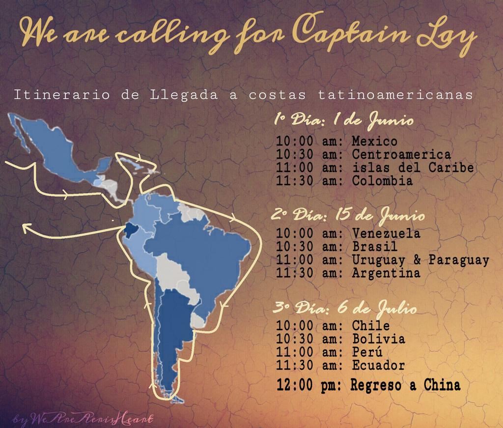 WeAreAerisHeart's tweet photo. 🚢We Are Calling For Captain Lay🚢
Tuiteada Masiva Latam
Info ➡https://t.co/9OPl6rx9ur
#YoSoyEriCo_L🇨🇴
#CallingForCapLay #LayZhang
#EXO @weareoneEXO @layzhang
《 WeAreAerisHeart 》 https://t.co/sLQI6fmj4K