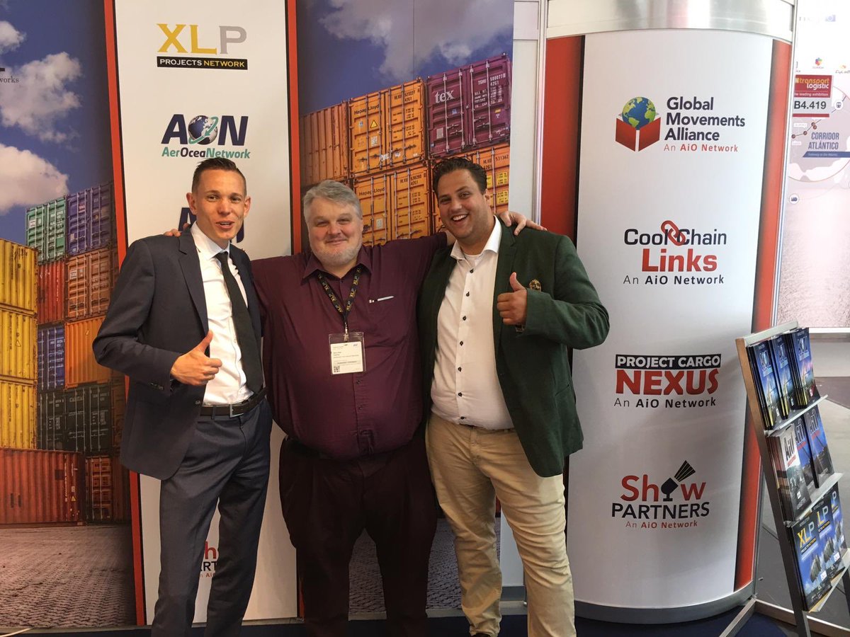 RedWolfGlobal's tweet photo. We met Jos De Jonge and David van der Kramer of RWG Dutch based agent Globalistics (Moerdijk, Netherlands) at TransportLogistic in Munich.
#RedWolfGlobal #import #export #logistics #TransportLogistic https://t.co/EkXjFrc5x8