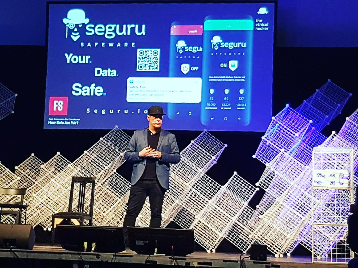Is that #TheEthicalHacker we see at Fifteen Seconds festival?

Ohh yes it is! The one and only 👊

Cool keynote delivered today by our CEO <a href="/RalphR3m1X/">Ralph Echemendia</a>

#cybersecurity #dataprotection 🤓