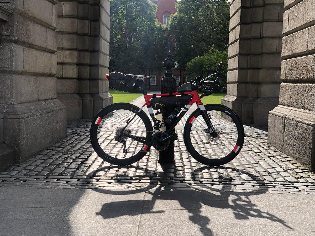 PatCoyleBike's tweet photo. Dublin 06.06.19 #TAW2019 @TransAtlanticWa Bring it on...  
#ontheroad75 #endurancecycling @apidura https://t.co/WQCpBa9s7n