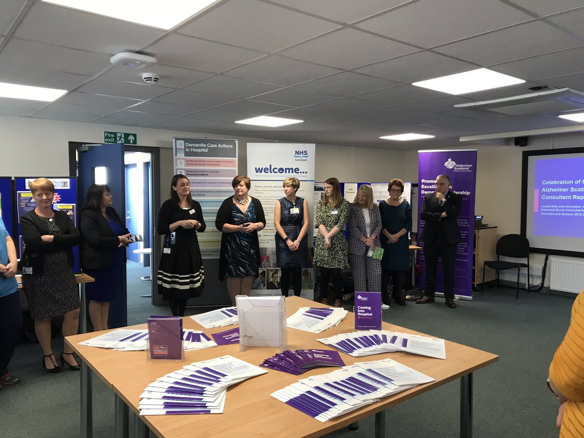 Excellent morning in NHS Fife showcasing the fantastic work we all do in relation to dementia care. Well done to everyone. #oneweething #Dementiaawarenessweek