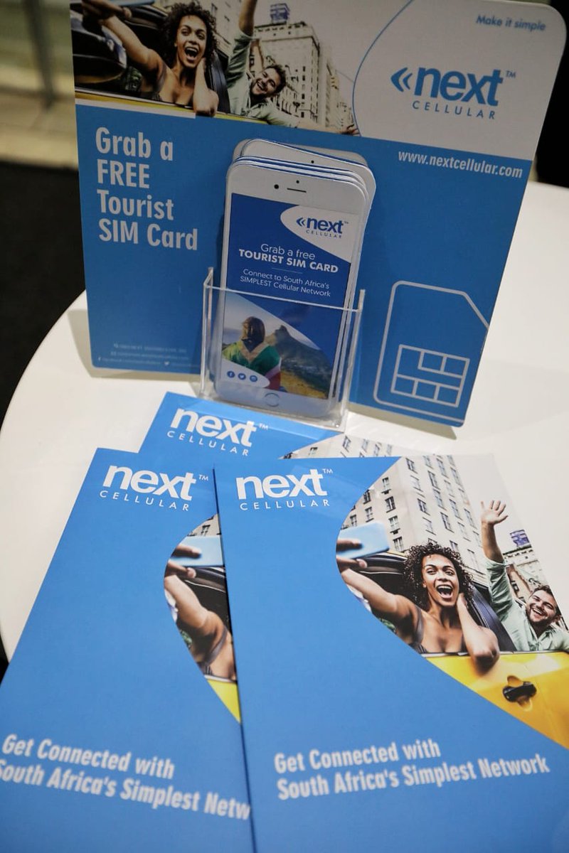 WTM_Africa's tweet photo. Thanks to our #WTMA19 partners Next Cellular for helping keep our international visitors connected to the world while they were visiting the continent's biggest travel trade show - and sponsoring some amazing prizes for our Official Networking Function, too! Next Cellular https://t.co/jja8w7fMOa