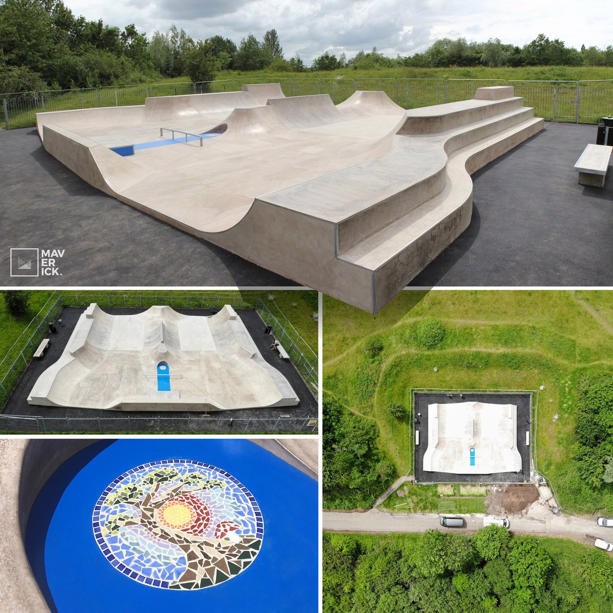 MaverickSkate's tweet photo. 🔥 This weeks FRESH 'CRETE FRIDAY comes from the new #WarmleySkatepark (Bristol) STOKED to announce this one is NOW open &amp; ready to ride. BIG thanks to Oldland PC, Dan Lacey &amp; all the local riders for putting in the hard work and making this project a reality... inspirational! https://t.co/0zx5lCEVZR