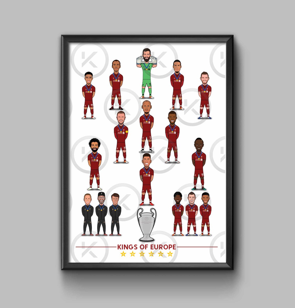 ***COMPETITION***

I'm giving away 3 Kings of Europe A3 prints to 3 (one each) followers.

To enter for a chance to win, all you have to do is RT this tweet &amp; Follow me. 

Winners announced at random on 14th June. 

You can buy this print at goalstar.co.uk 

Good Luck