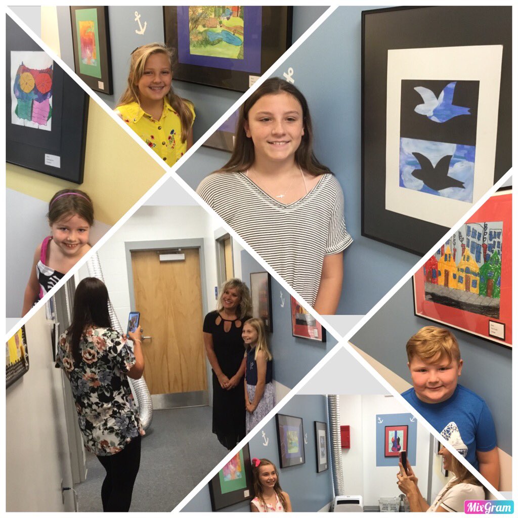 KristaCHolland1's tweet photo. Thanks for making our office suite beautiful, Admirals! Holland’s Hall of Art honorees had a reception this morning. Thanks @Emilywcoxart for your hard work! @Hardison5th @KariBishopteach @Staceyleebrown2 @NhcsArts @NewHanoverCoSch @anderson_pta @anderson_pt @AndersonElem https://t.co/ZTk5rIYCY4