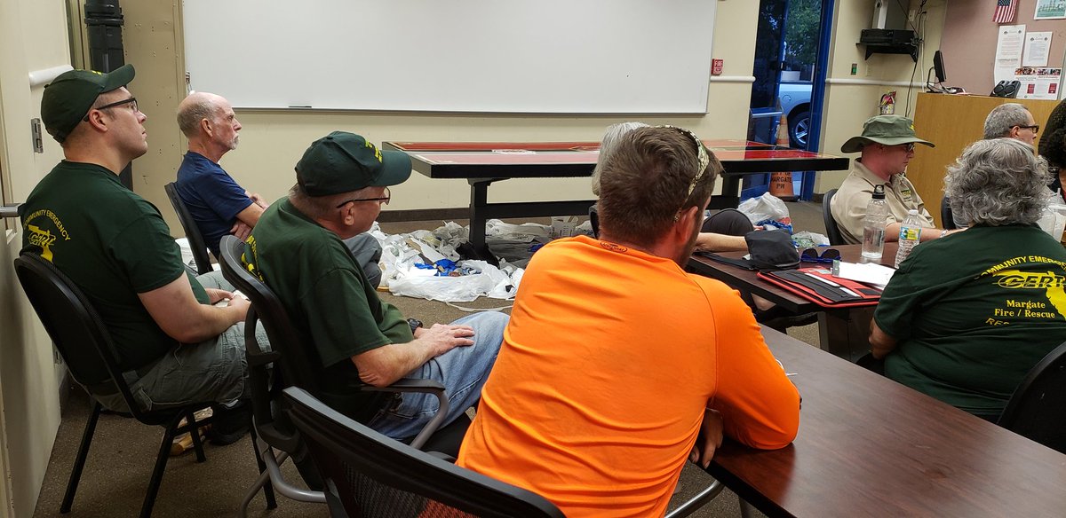 Margate_CERT's tweet photo. June 2019 Margate CERT Program Monthly Meeting https://t.co/cT4U1iDqI0