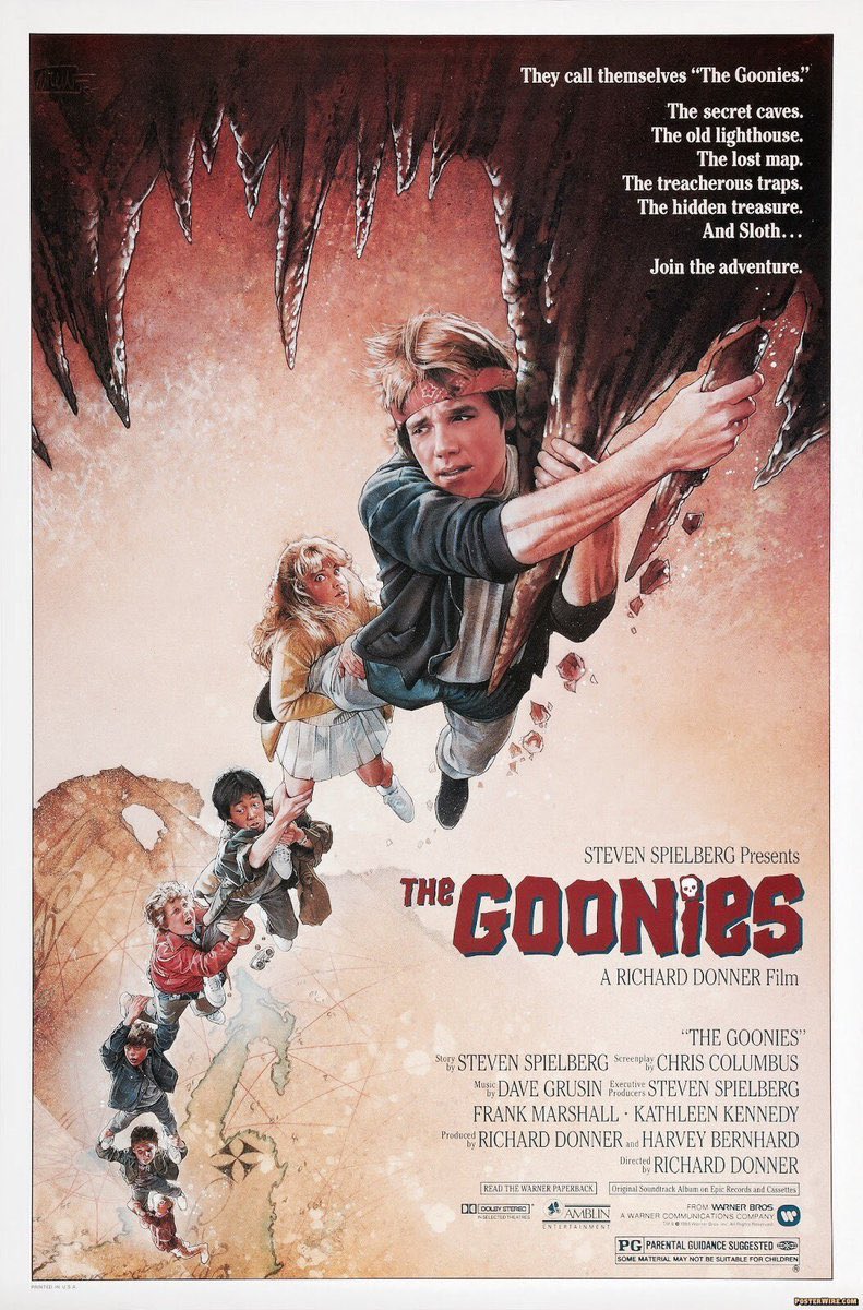 MultiversoTM's tweet photo. Hoy hace 41 años que se estrenó la maravillosa "Los Goonies".

https://t.co/D9ezilKX1O