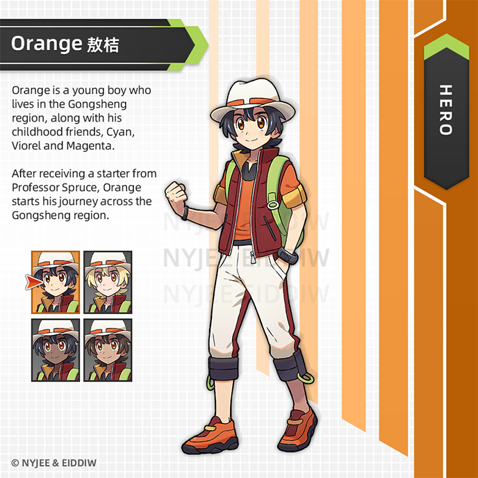 nyjee9's tweet photo. the Hero and Heroine

Name: Orange
Age: 14
More info:
https://t.co/ONmkC0JS2f

Name: Cyan
Age: 14
More info:
https://t.co/sXbWguUpG9

#fakemon #pokemon #trainer #ポケモン https://t.co/lFhhnb1AmE